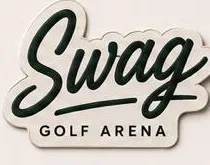 SWAG golf sticker